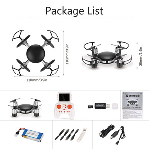 Bán hàng nóng MJX x906t Mini RC Drone với máy ảnh 2MP 5.8G FPV thời gian thực truyền 3D flips kháng gió rc Quadcopter dron - Product Image 6