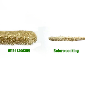 Spugna Ecologica Quadrata per Pulizia Cucina, Spugna Luffa Biodegradabile Zero Waste Naturale, Consegna in 7-15 Giorni - Product Image 3