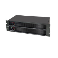 Égaliseur graphique stéréo professionnel BHA 22, processeur de signal audio double 31 bandes avec limiteur de crête, équipement de montage en rack pour le chant