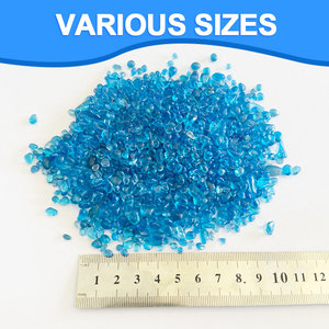 Mélange de sable de verre bleu vert naturel OEM pour substrat <span class=keywords><strong>d</strong></span>'aquarium et <span class=keywords><strong>d</strong></span>écoration de bassin - Product Image 3