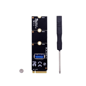 بطاقة محول NGFF <span class=keywords><strong>M</strong></span>.2 إلى USB 3.0, بطاقة M2 <span class=keywords><strong>M</strong></span> مفتاح إلى USB3.0 لبطاقات PCI-E 1x إلى 16x Riser - Product Image 1