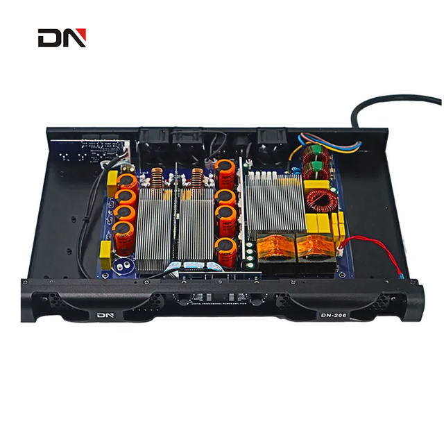 600W*2 Digital Audio Amplifier Class D Power Amplifier 1U 2 Channels Stage Performance Sound Professional Power Amplifier