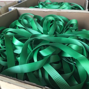 래칫 타이 다운 트럭화물 래싱 스트랩 벨트 용 폴리에스터 웨빙 슬링 폴리에스터 웨빙 - Product Image 4