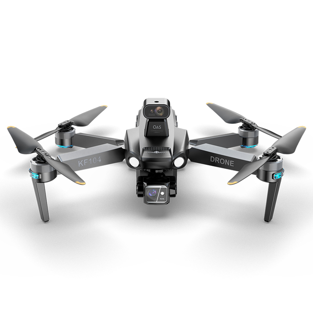 6KM Drone KF104 Max 3-Axis Gimbal 4K Remote Control Toys Obstacle Avoidance RC Foldable Quadcopter Remote with Screen