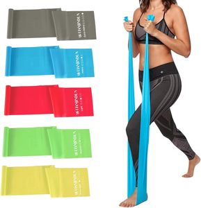 Ensemble de bandes élastiques et d'exercices sans latex pour l'étirement, bandes de physiothérapie - Product Image 2