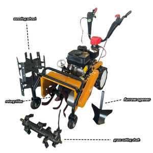 Superventas 50cm aceite de <span class=keywords><strong>gasolina</strong></span> rotatorio suelo deshierbe agrícola maquinaria de jardinería 60cm ancho cultivador de deshierbe diésel - Product Image 6