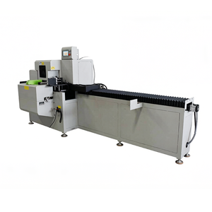 JUNDE CNC Double Head Saw Automatic Feeding Dual Blade 45 <b>Degree</b> Aluminum Profile Cutting Machine for Window and Door Makin - Product Image 2