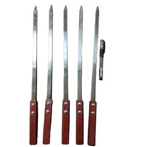 <span class=keywords><strong>2025</strong></span> <span class=keywords><strong>New</strong></span> AY thép không gỉ nướng xiên công cụ thiết lập nướng thịt nướng công cụ đồ dùng BBQ xiên cho koobideh/Ba Tư/armenian - Product Image 6