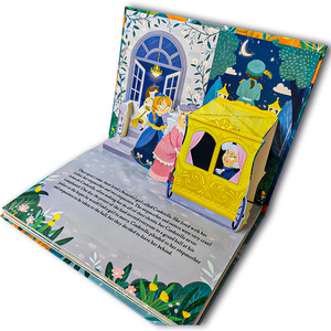 Tùy Chỉnh Boardbook Cô Bé Lọ Lem Pop Lên Sách Cho Trẻ Em In Theo Yêu Cầu Giáo Dục Đọc Sách Pop Lên Sách Cho Trẻ Em Giáo Dục - Product Image 3
