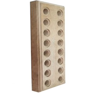 Support à pinces en bois de qualité supérieure pour la fabrication de bijoux, 16 trous, modèle 530/12 Punjab, vente en gros à bas prix - Product Image 1