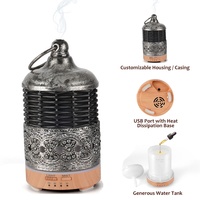Diffuseur d'arômes d'huiles essentielles portable personnalisé OEM, humidificateur sans eau à brume froide pour hôtel et maison, mini décoration
