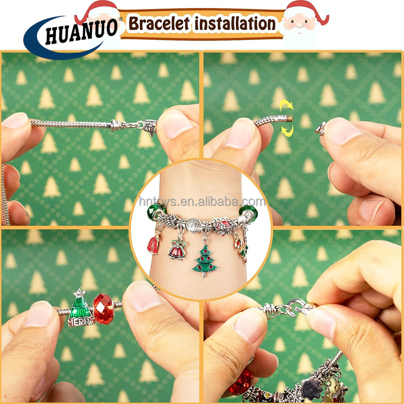 86 Braccialetti A Scatto Per Bambini A Tema Natalizio - 36 Braccialini Slap E 50 Adesivi, 12 Disegni, Feste E Regali