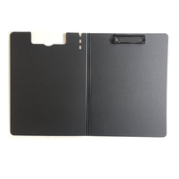 Porte-documents A4 de haute qualité, durable, avec clip en métal inoxydable, pliable, en plastique PP, pour l'école, l'hôpital, le bureau