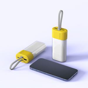 Cargador Portátil de Carga Rápida Mini en Oferta, 10000 mAh, con Cables Integrados para Viajes al Aire Libre - Product Image 5