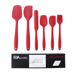 Espátula de Silicona para Repostería, Juego de 6 Utensilios de Cocina, Cepillo de Silicona, Espátula Pequeña - Product Image 2