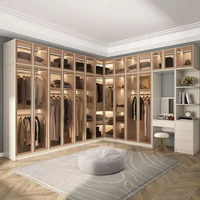 WISH Armoire Moderne de Luxe en Bois avec Portes en Mélaminé, Pliable, pour Chambre, Salle à Manger, Salon, Meuble de Rangement Polyvalent