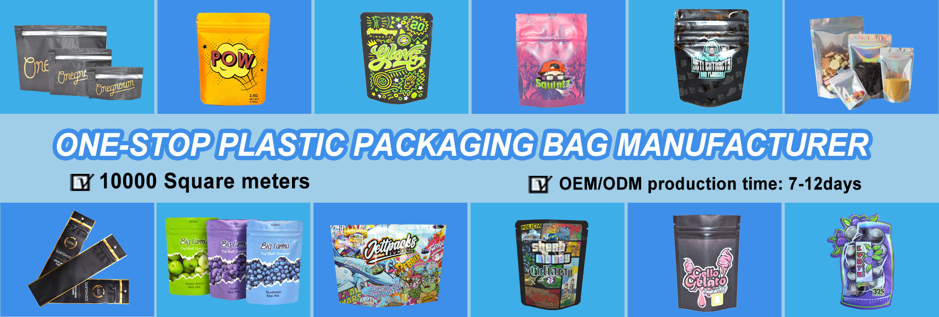 28 gram mylar bags