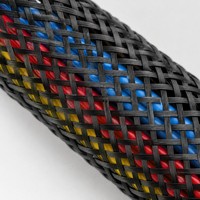 Funda trenzada de nailon de tejido abierto reforzada para mascotas, de alta resistencia, para cables de rack de servidor, grado premium, profesional, de alto rendimiento