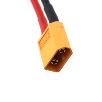 Ensemble de connecteurs à courant élevé XT60 30A, prise mâle/femelle, câble étendu 12AWG 300MM, connecteur d'alimentation pour batterie au lithium, modèle de drone RC
