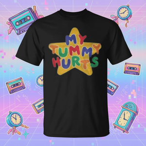 My Tummy Hurts <b>Meme</b> Kidcore Dreamcore Retro Y2k <b>T</b>-<b>Shirt</b> - Product Image 3