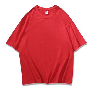 เสื้อยืดคอกลมแขนสั้นสีทึบ ผ้าฝ้าย 100 ชิ้น ชุดพ่อแม่ลูก ชุดนักเรียน ใช้ได้ทุกวัน - Product Image 2