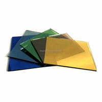 Fournisseur de feuilles de verre flotté de 4 mm à 12 mm, couleurs bronze, gris, bleu, vert