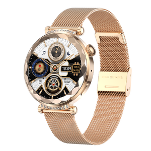<span class=keywords><strong>Montre</strong></span> <span class=keywords><strong>connectée</strong></span> AMOLED de luxe HK88 pour femmes 2025, écran tactile 1,19 pouces, compatible téléphone, pour filles et femmes - Product Image 1