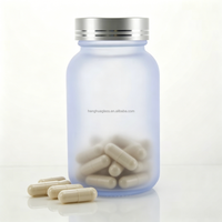 Flacons en verre dépoli 100 ml 100 cc pour capsules, vitamines et médicaments, flacon pharmaceutique 10 cl avec bouchon