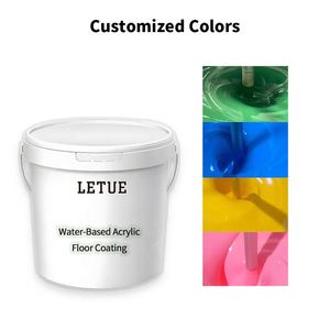 Revestimiento Acrílico Líquido de Alto Brillo para Pisos Deportivos de Canchas de Baloncesto en Garajes, Aplicación con Brocha, Pintura para Pisos a Base de Agua - Product Image 5