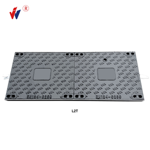 Couvercle de puits carré en <span class=keywords><strong>fonte</strong></span> <span class=keywords><strong>Telecom</strong></span> L2T C250 avec joint en caoutchouc créatif et système de double verrouillage, utilisé sur le marché africain - Product Image 3