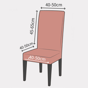 Funda de Silla de Comedor de Poliéster Antideslizante, Resistente al Desgaste y al Polvo, de Color Sólido para Todas las Estaciones, Ajuste Universal, Marca Fjord, Moderna - Product Image 3