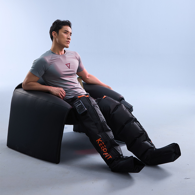 Pneumatic Portable Foot and Leg Pressotherapy Massage Pressure System Air Compression Recovery Boots for Blood Circulation