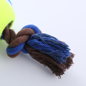 Jouets à mâcher en corde écologiques Knot Plush pour chiens - Entraînement interactif et dentition, utilisation intérieure/extérieure - Product Image 5