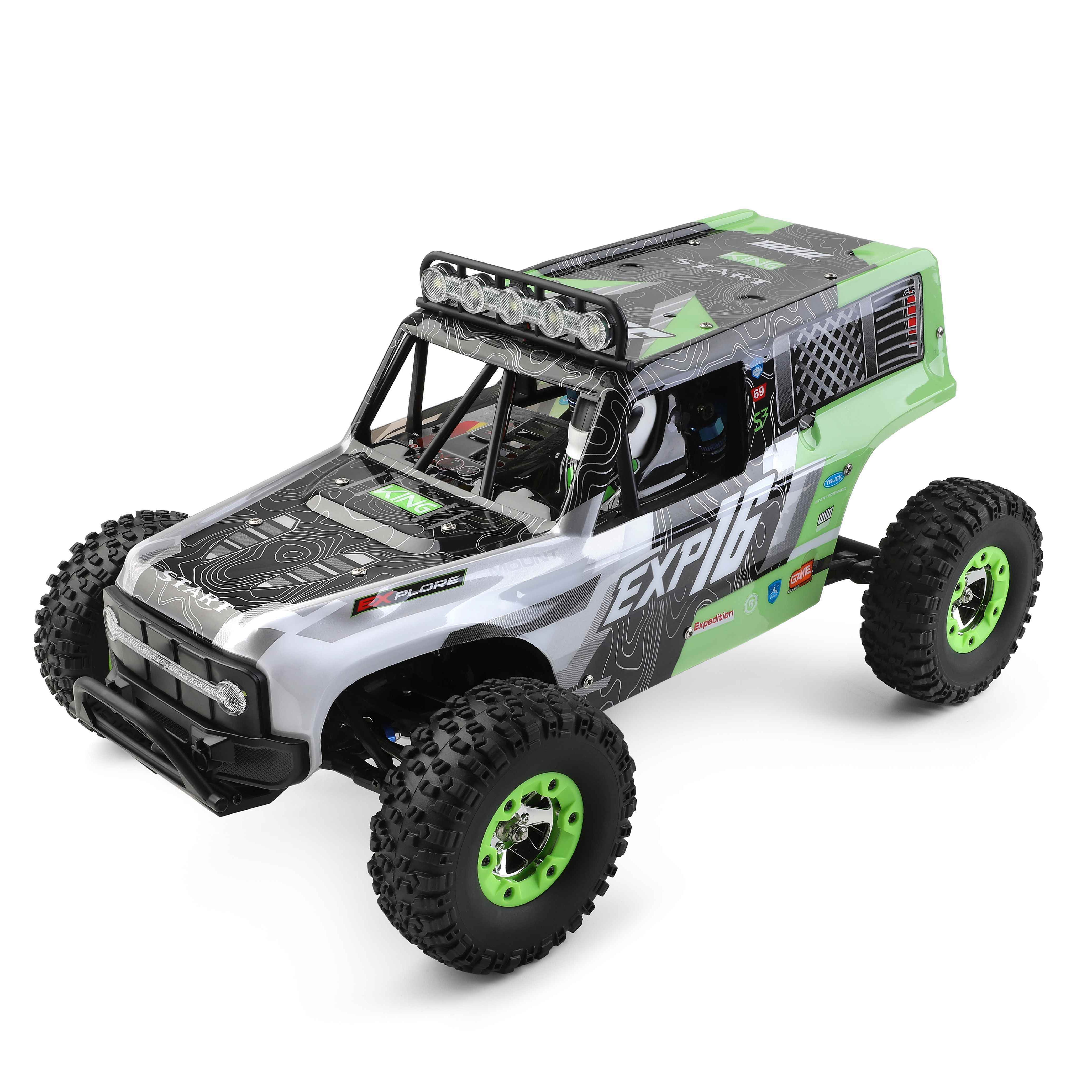 WLtoys 124006 1/12 Rock Crawler RC Car 4WD 40km/h Electric Climbing Car  Off-Road Remote Control Toys