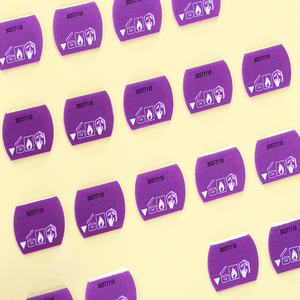 防水个人护理产品透明不干胶标签可定制不干胶标签贴纸 - Product Image 3