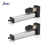 Cilindros Eléctricos JST S3 Personalizados, Capacidad de Carga 5KN, Servomotor XinJe 200W 3000rpm, Carrera 50mm, IP65, Tornillo de Avance de 5mm, Planetario