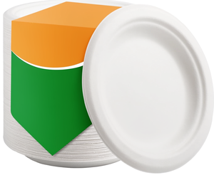Bagasse <b>Pulp</b> Bowls 500ml With Lid Biodegradable Food Containers for Restaurant Takeout - Product Image 1