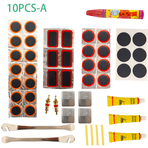 Professionelles Fahrrad-Reparaturset, Manuelles Reifenreparatur-Set mit Stahlhebeln & Gummi-Patches - Product Image 4