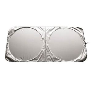 Pare-soleil de voiture personnalisé pliable pour pare-brise avant, en plastique/microfibre, anti-UV, promotionnel, tendance, multifonctionnel - Product Image 1