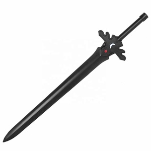 Épée noire de dessin animé japonais populaire <span class=keywords><strong>Kirigaya</strong></span> <span class=keywords><strong>Kazuto</strong></span>, arme de nuit, épée de ciel, Art en ligne Cos accessories - Product Image 1