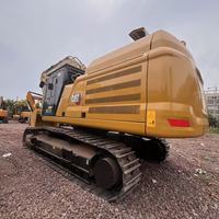Excavatrice sur chenilles Caterpillar CAT349 d'occasion de haute qualité, 49 tonnes, faible nombre d'heures, peinture d'origine, conduite hydraulique auxiliaire d'origine