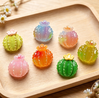 Miniature in Resina Fai-da-Te a Forma di Cactus e Piante Succulente, Charm Kawaii per Creare Scene del Deserto con Playdough e Slime