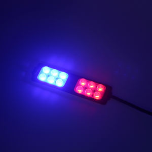 Vente chaude BLUE & RED truct voiture lumière ultrasons LED Module 6w 12Leds Source de lumière pour avertissement - Product Image 6