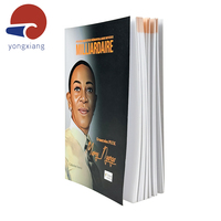 Personnalisation en usine de livres brochés en papier, impression de manuels éducatifs avec prise en charge de plusieurs langues