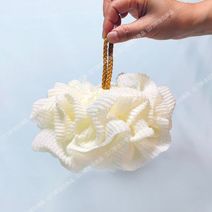 Peony Flower Bath Ball Soft Foaming Net For Bathing Body Sponge - Product Image 3
