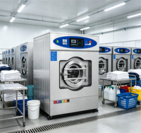 Laveuse-essoreuse industrielle électrique neuve 20kg 30kg entièrement automatique pour usage commercial 380V