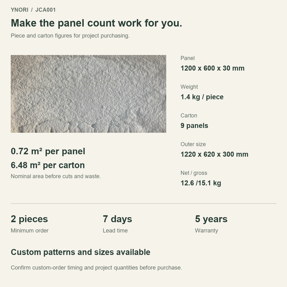 Cut-to-Fit Polyurethane Stone Wall Panels with Dense Rounded Grain for ...