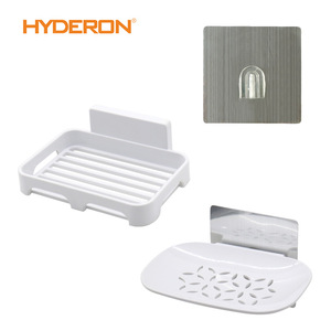 Hyderon Wall Mount <b>Soap</b> <b>Dish</b> Rectangular Plastic Detachable Drainage Bathroom <b>Holder</b> - Product Image 1