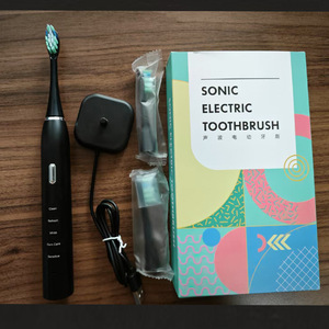 Kid Sonic Electric Toothbrush For Children With Replaceable Brush Heads And Charging Base Waterproof IpX7 Rechargeable - Product Image 2