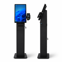 Máquina de Autoservicio con Pantalla Táctil Capacitiva GD215H2 de 21.5 Pulgadas, Kiosco de Autopago con Impresora Térmica para Cafeterías y Tiendas Minoristas